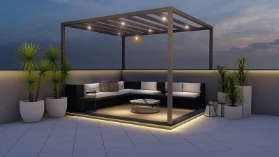 کاربردهای ساخت آلاچیق روی پشت بام