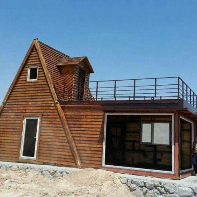 ساخت کانکس ویلایی با روف گاردن