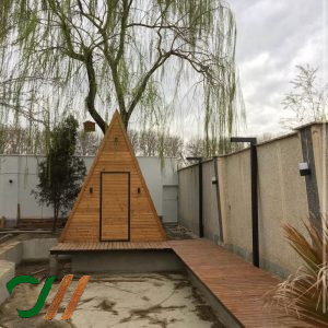 کلبه چوبی سوئیسی، ترکیبی فلز و ترموود، کرج خوشنام
