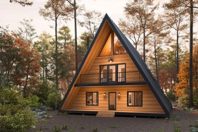 طراحی کلبه چوبی فضای باز؛ ترکیب هنر و سادگی