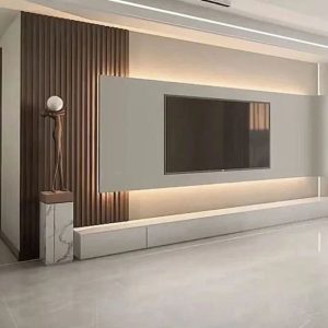 نورپردازی مناسب برای ترمووال چوب راش